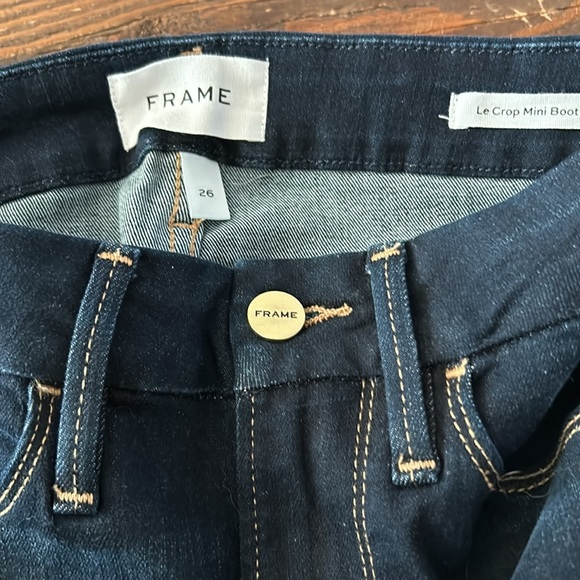 Frame 26 blue Le crop mini boot - Picture 3 of 3